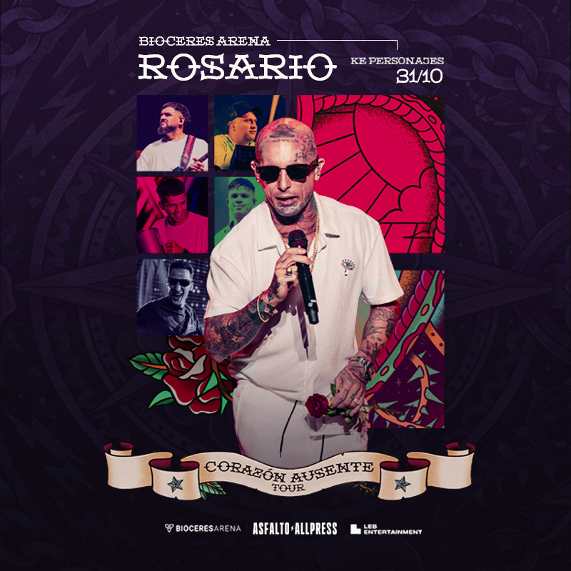 KE PERSONAJES - CORAZON AUSENTE TOUR