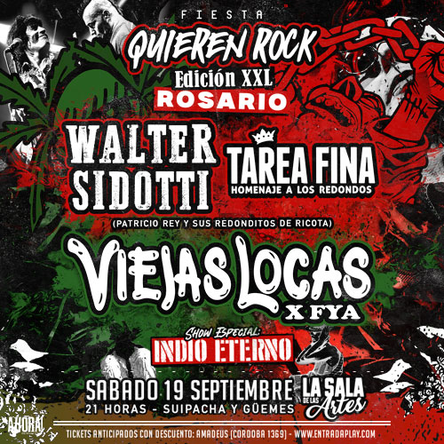 QUIEREN ROCK - VIEJAS LOCAS | WALTER SIDOTTI | TAREA FINA