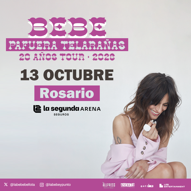 BEBE - PAFUERA TELARAÑAS | 20 AÑOS TOUR