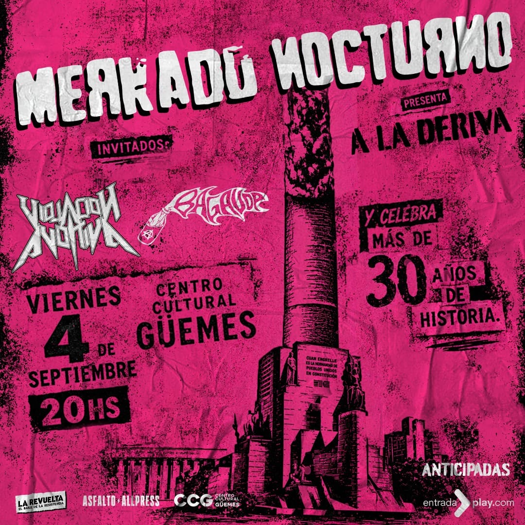MERKADO NOCTURNO junto a Violacion Auditiva y Bagauda