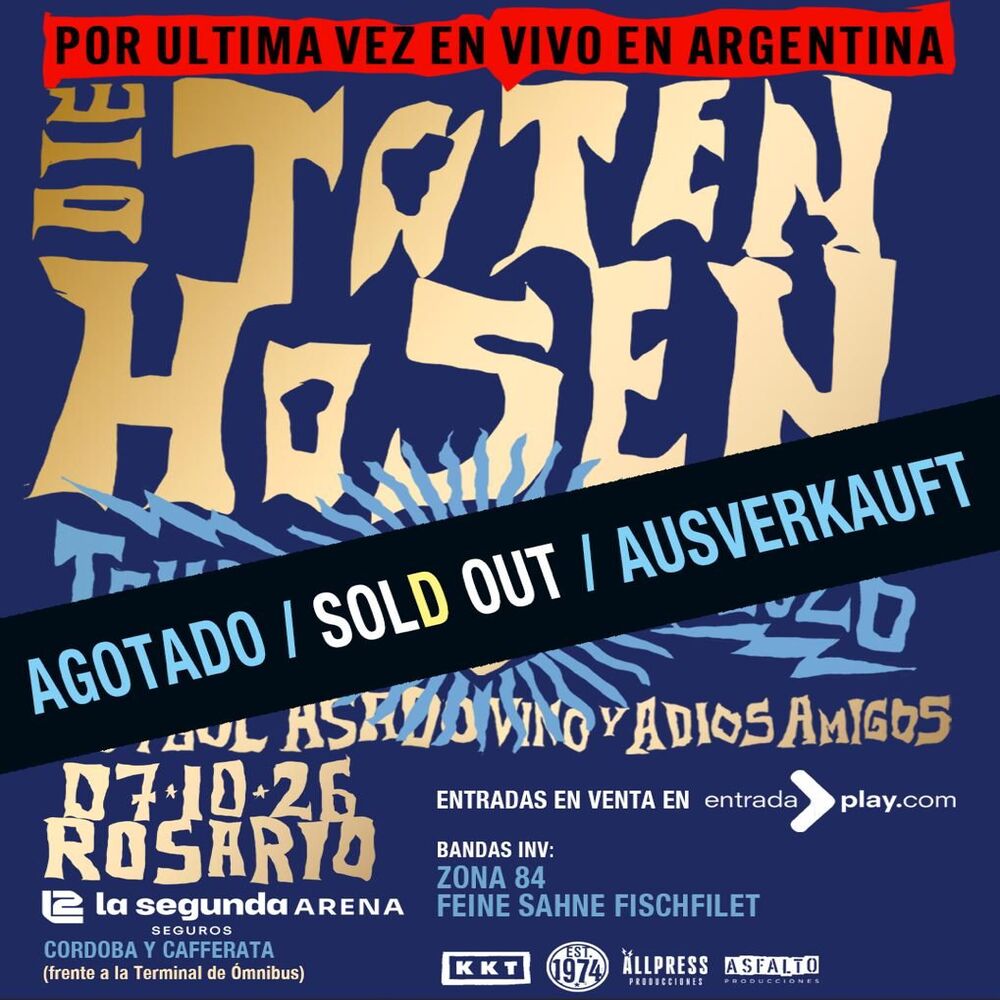DIE TOTEN HOSEN - TOUR 2026