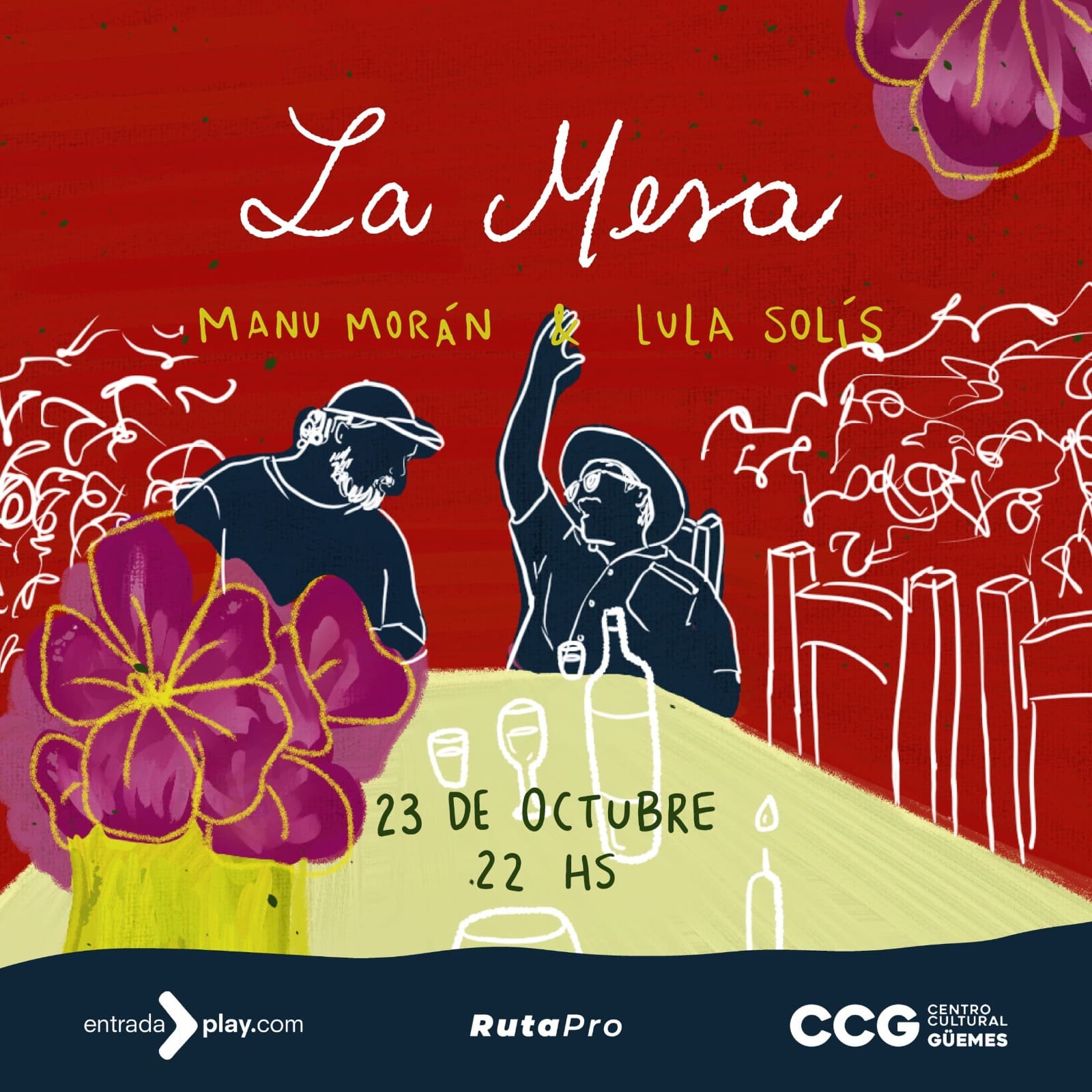 LA MESA - MANU MORAN Y LULA SOLIS