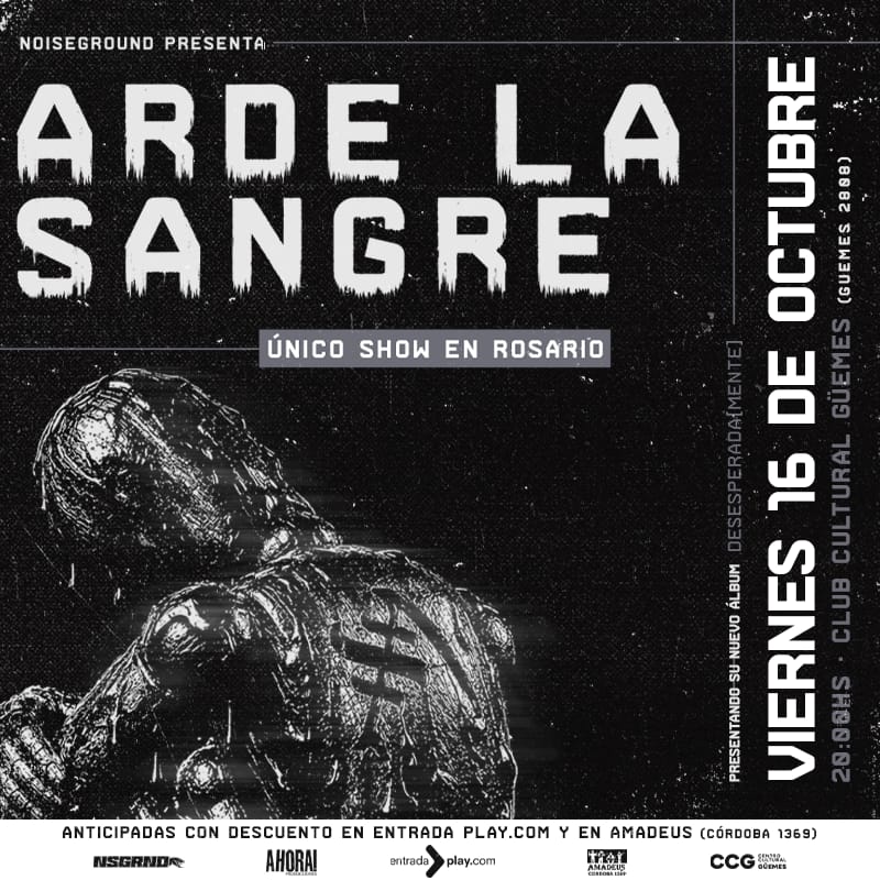 ARDE LA SANGRE PRESENTA DESESPERADA(MENTE)